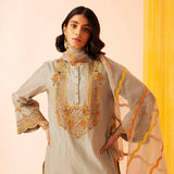 Waves Embroidered Kurta Set