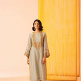 Waves Embroidered Kurta Set