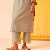 Waves Embroidered Kurta Set