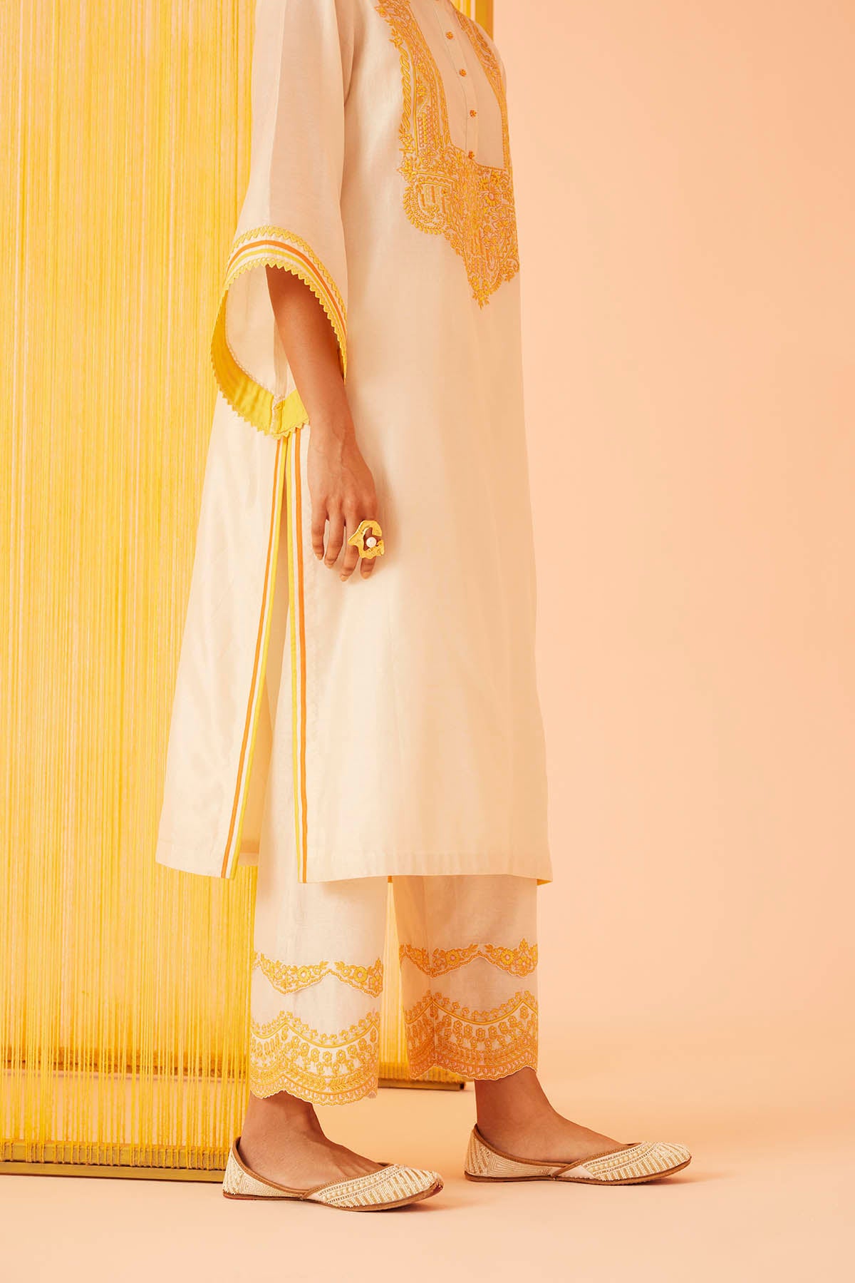 Ivory Bliss Kurta Set-RTS