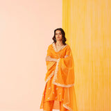 Orange Daydream Dori Kurta Set-RTS