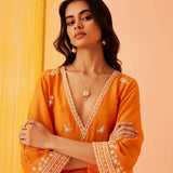 Orange Daydream Dori Kurta Set-RTS