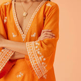 Orange Daydream Dori Kurta Set