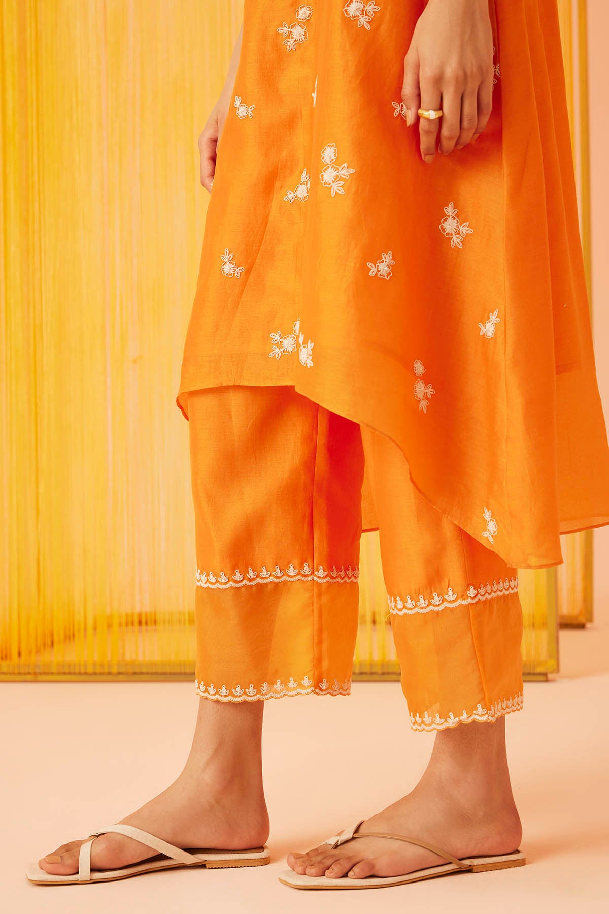 Orange Daydream Dori Kurta Set