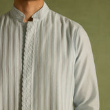 Azeem - Ice Blue Kurta Set