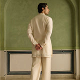 Amaan - Ivory Embroidered Kurta Set
