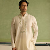 Amaan - Ivory Embroidered Kurta Set