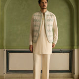 Fida - Ivory Applique Bandi Set