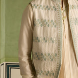 Fida - Ivory Applique Bandi Set
