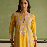 Fasana - Yellow Kurta Set