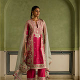 Fasana - Crimson Magenta Kurta Set