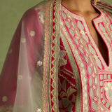 Fasana - Crimson Magenta Kurta Set