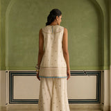 Arzoo - Ivory Sharara Set