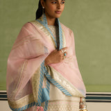 Arzoo - Ivory Sharara Set