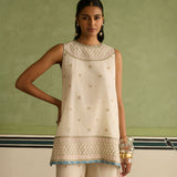 Arzoo - Ivory Sharara Set
