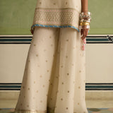 Arzoo - Ivory Sharara Set