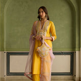 Haya - Yellow Kurta Set