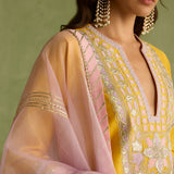 Haya - Yellow Kurta Set