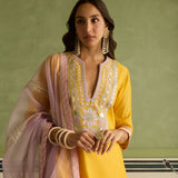 Haya - Yellow Kurta Set