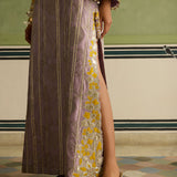 Sajda - Lilac Banarasi Kaftan