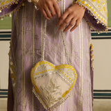 Sajda - Lilac Banarasi Kaftan