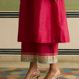 Lamha - Crimson Magenta Kurta Set