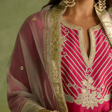Lamha - Crimson Magenta Kurta Set
