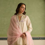 Silsila - Ivory Salwar Set