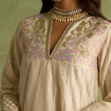 Silsila - Ivory Salwar Set
