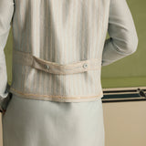 Sukoon - Ice Blue Gilet Set
