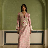 Dua - Pink Banarasi Kaftan