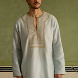 Jigar - Ice Blue Kurta Set