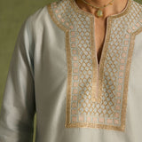 Jigar - Ice Blue Kurta Set