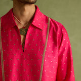 Maahi - Rani Pink Kurta Set