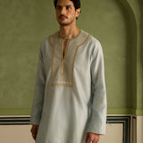Jigar - Ice Blue Kurta Set