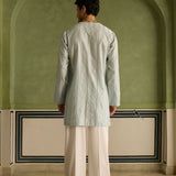 Nawab - Ice Blue Kurta Set
