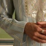 Nawab - Ice Blue Kurta Set