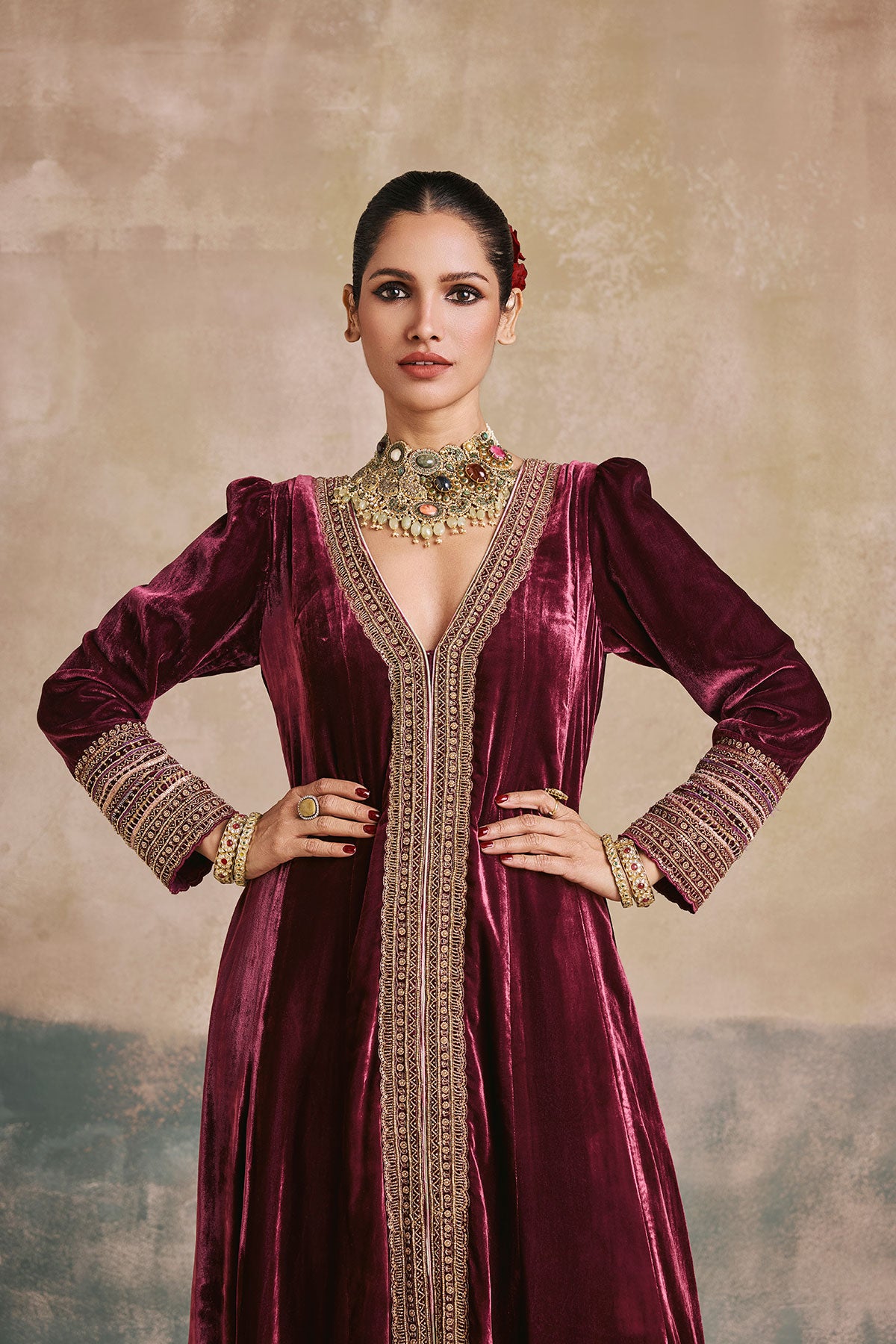 Saba Velvet Anarkali