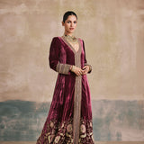 Saba Velvet Anarkali