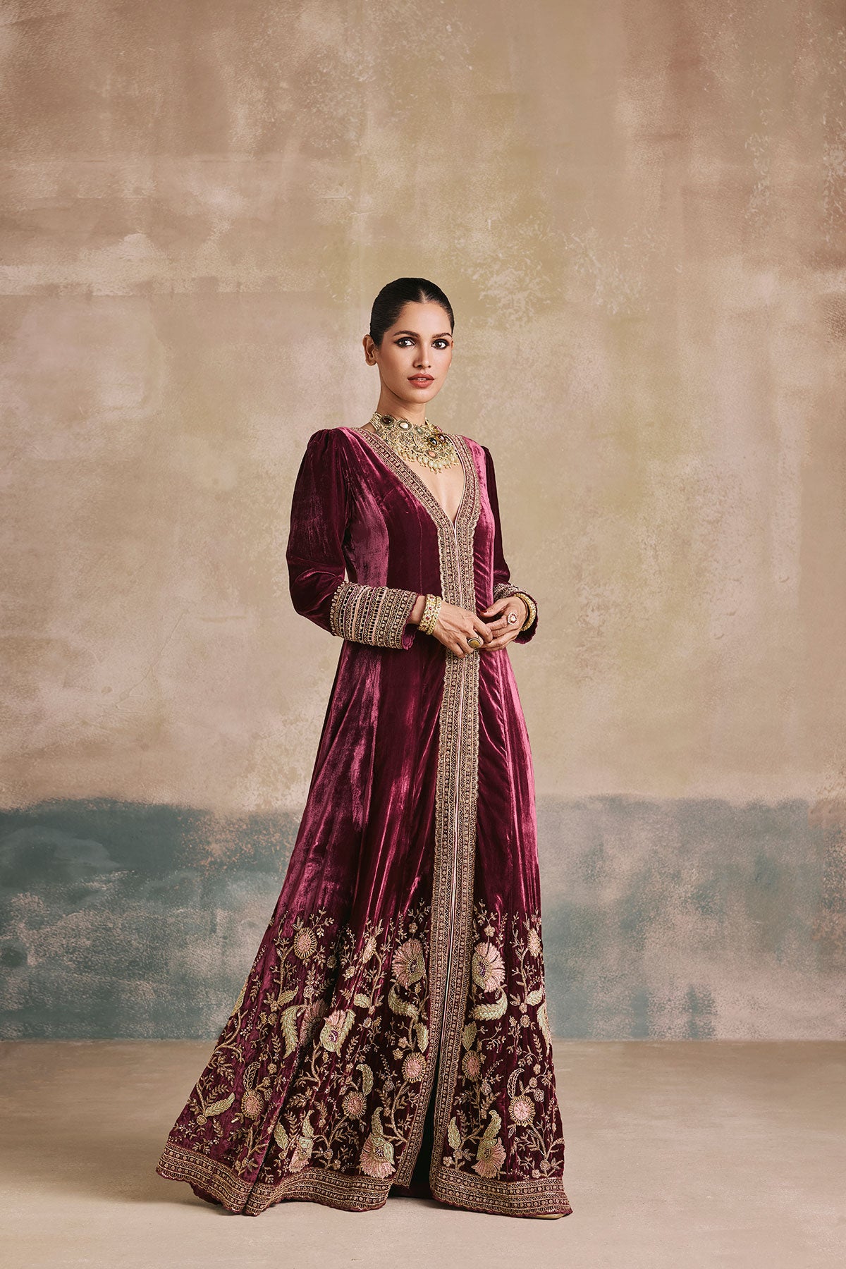 Saba Velvet Anarkali