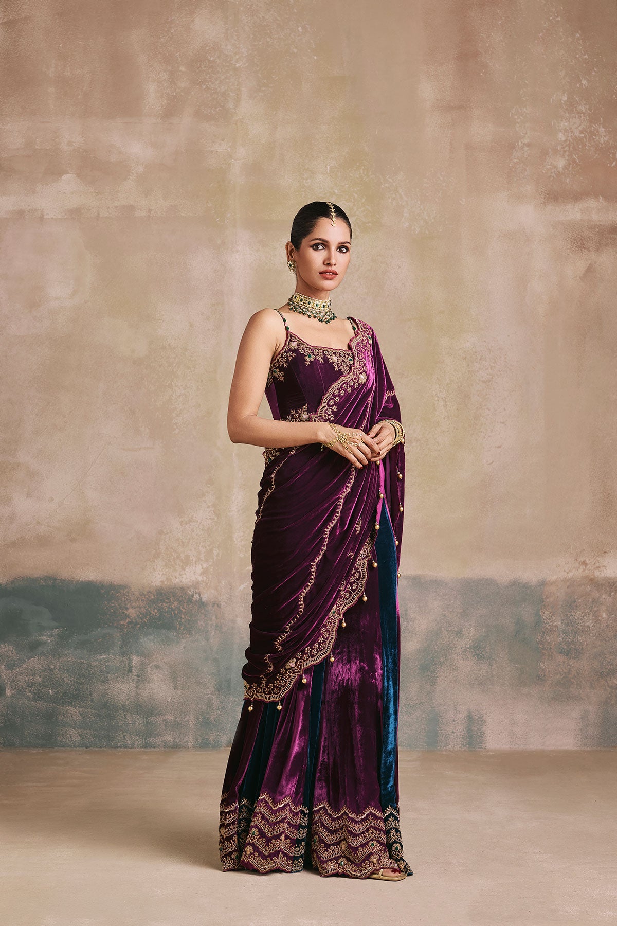 Rukhsar Corset Sharara Saree