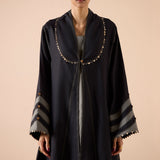Carbon - Black Abaya Dress