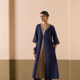 Inked - Navy Kurta Set