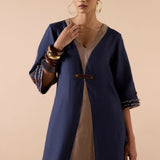 Inked - Navy Kurta Set