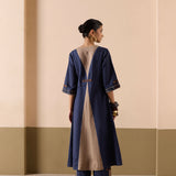 Inked - Navy Kurta Set