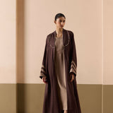 Carbon - Brown Abaya Dress
