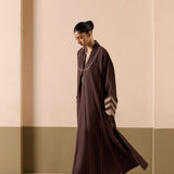Carbon - Brown Abaya Dress