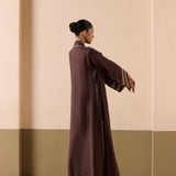 Carbon - Brown Abaya Dress