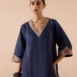 Outlook - Navy Kurta Set