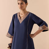 Outlook - Navy Kurta Set